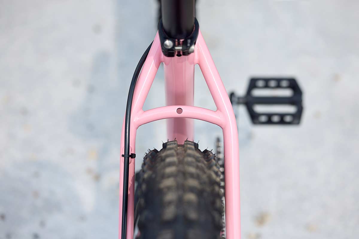 Surly Lowside New Pig Smell tire frame tire clearance vew