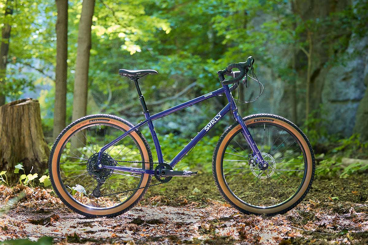 Grappler bike side view in forest
