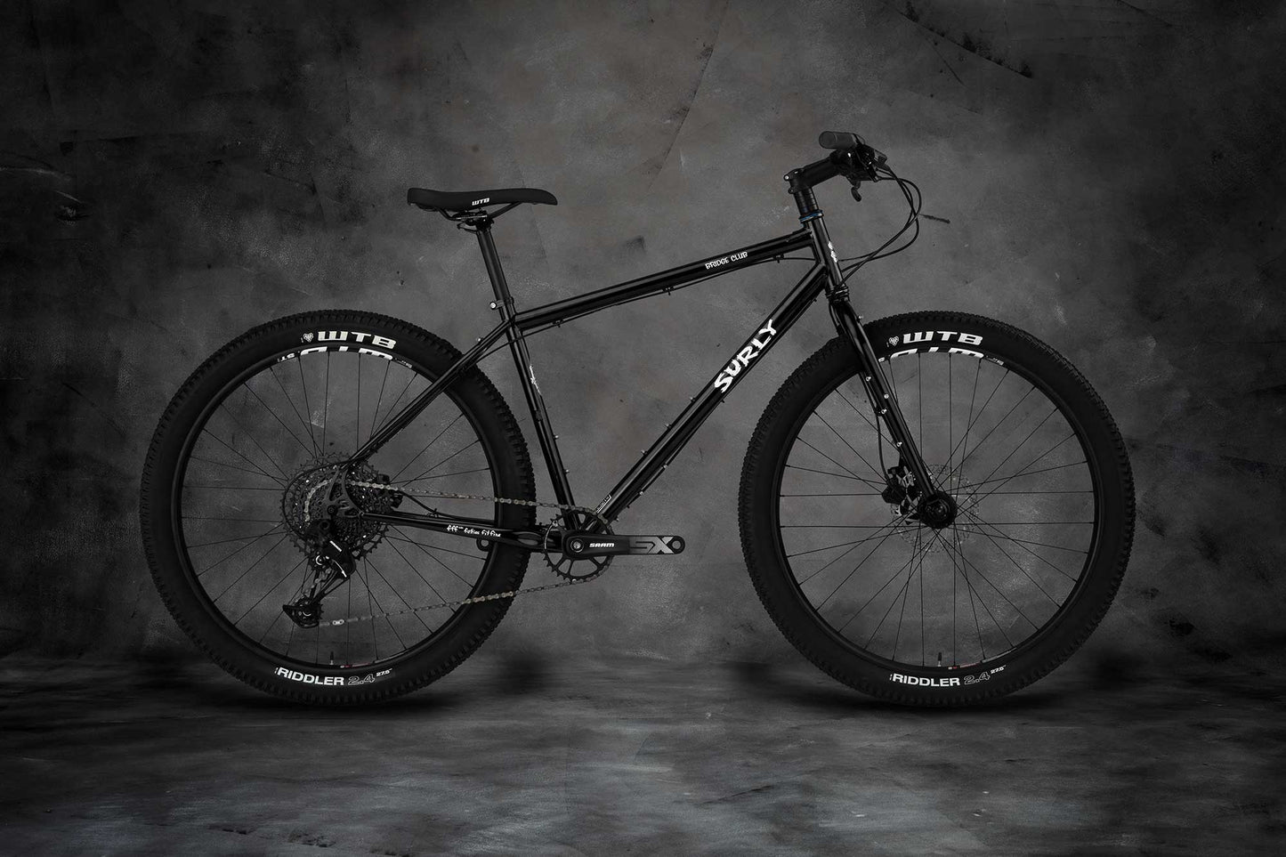 Surly Bridge Club bike black color side view