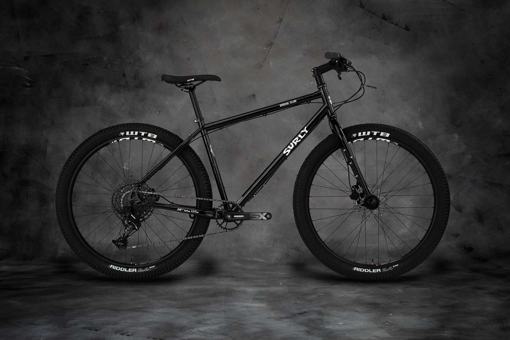 Surly Bridge Club bike black color side view