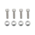 Surly Big Dummy Mushroom Nuts four with washers on white background