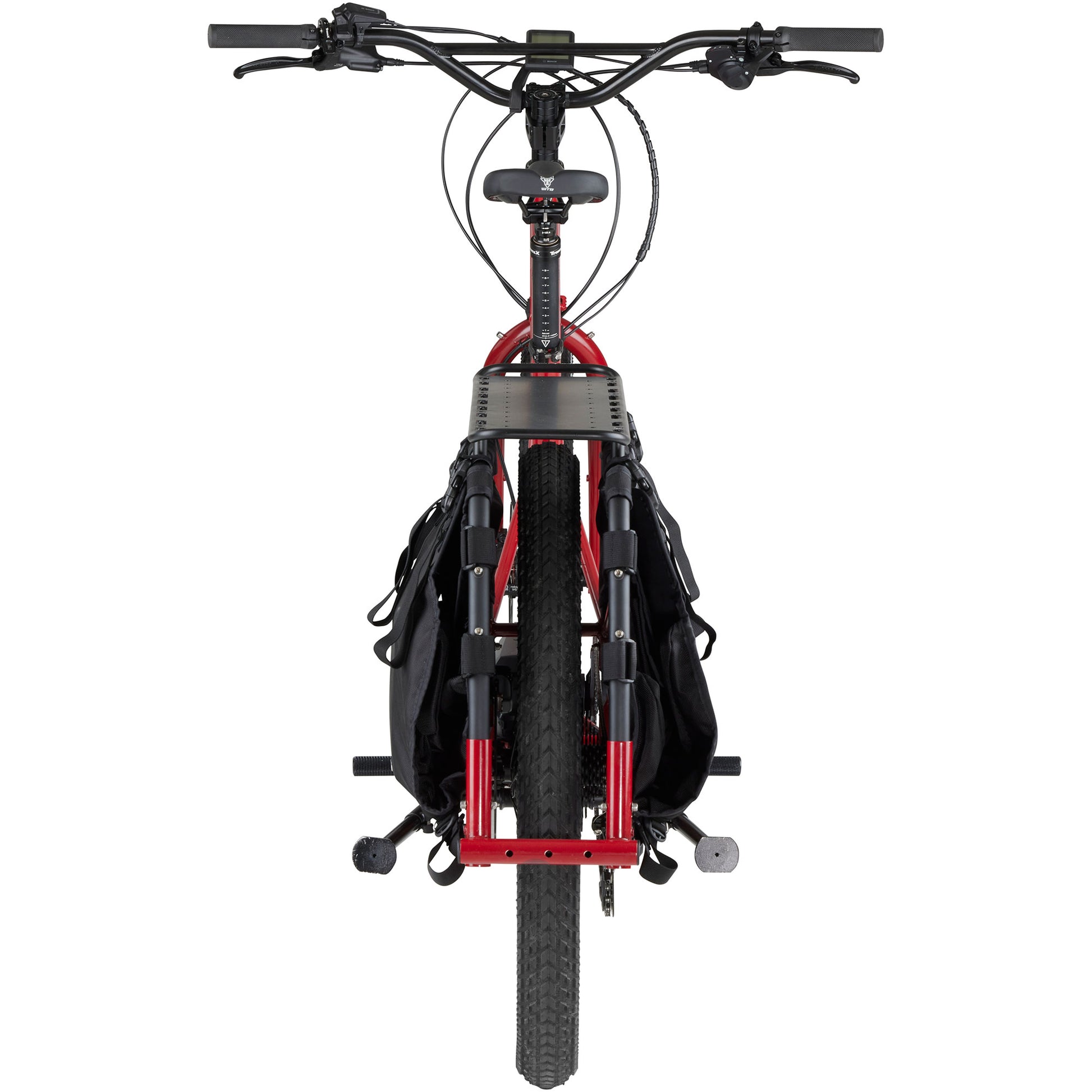 Surly Big Easy Cargo Ebike red, back view