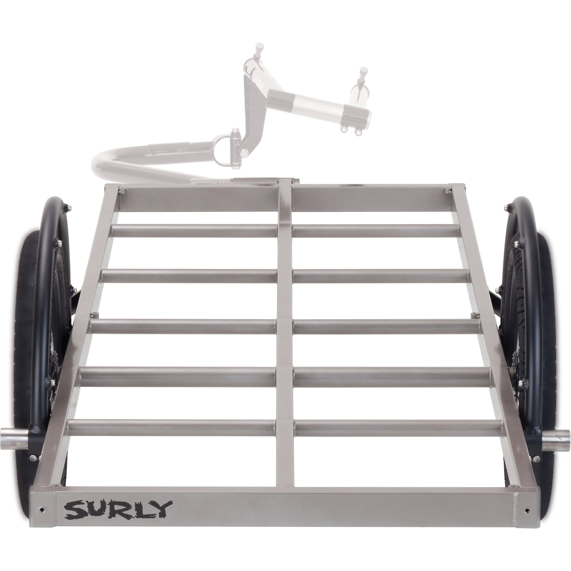 Surly Bill Trailer rear view with hitch grayed out