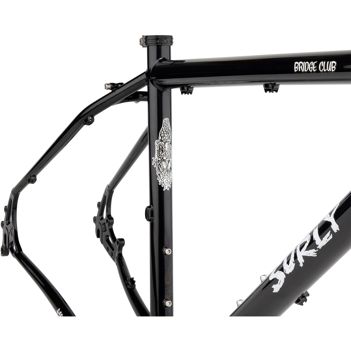 Surly Bridge Club framset Trevor's Closet Black seat tube area focus