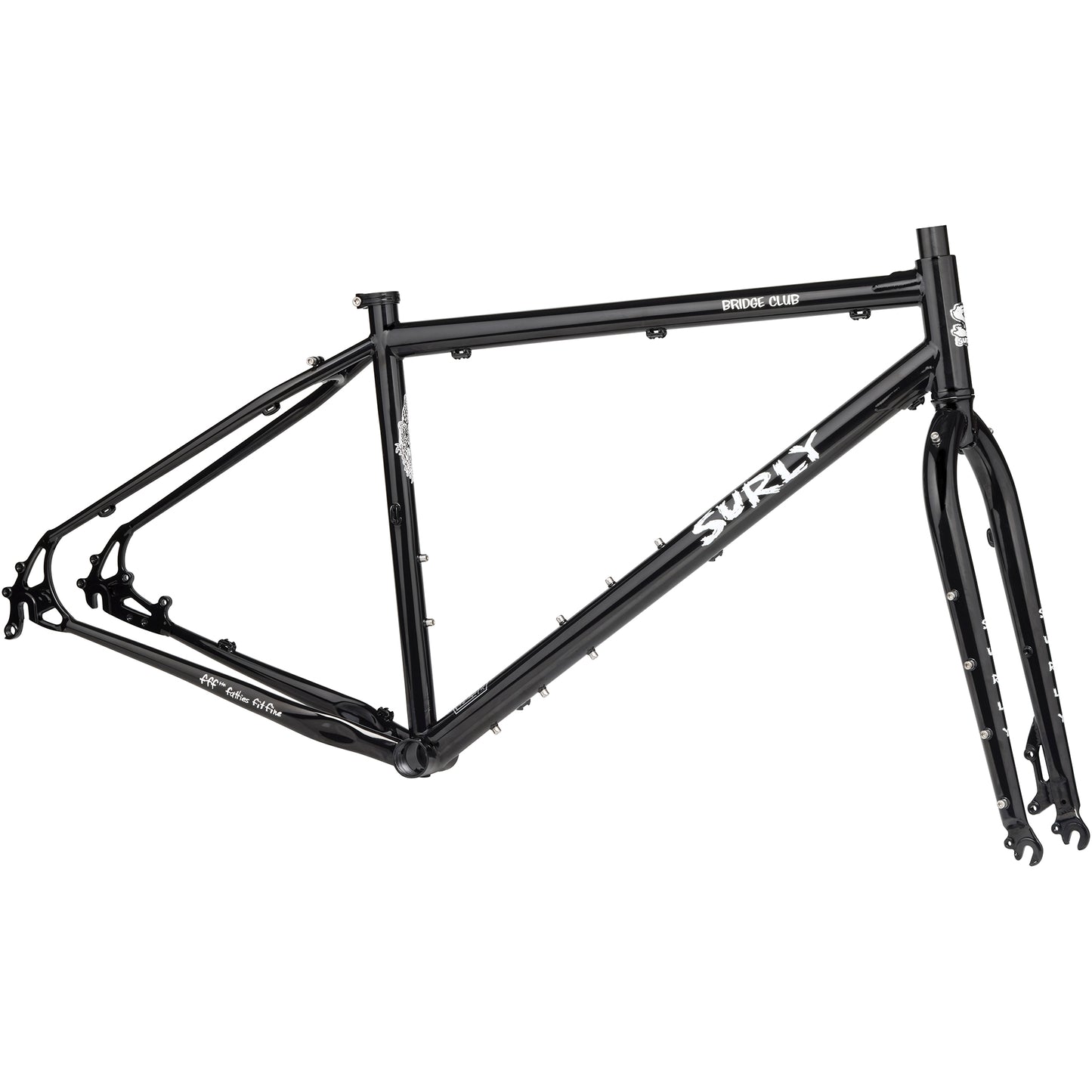 Surly Bridge Club framset Trevor's Closet Black side view