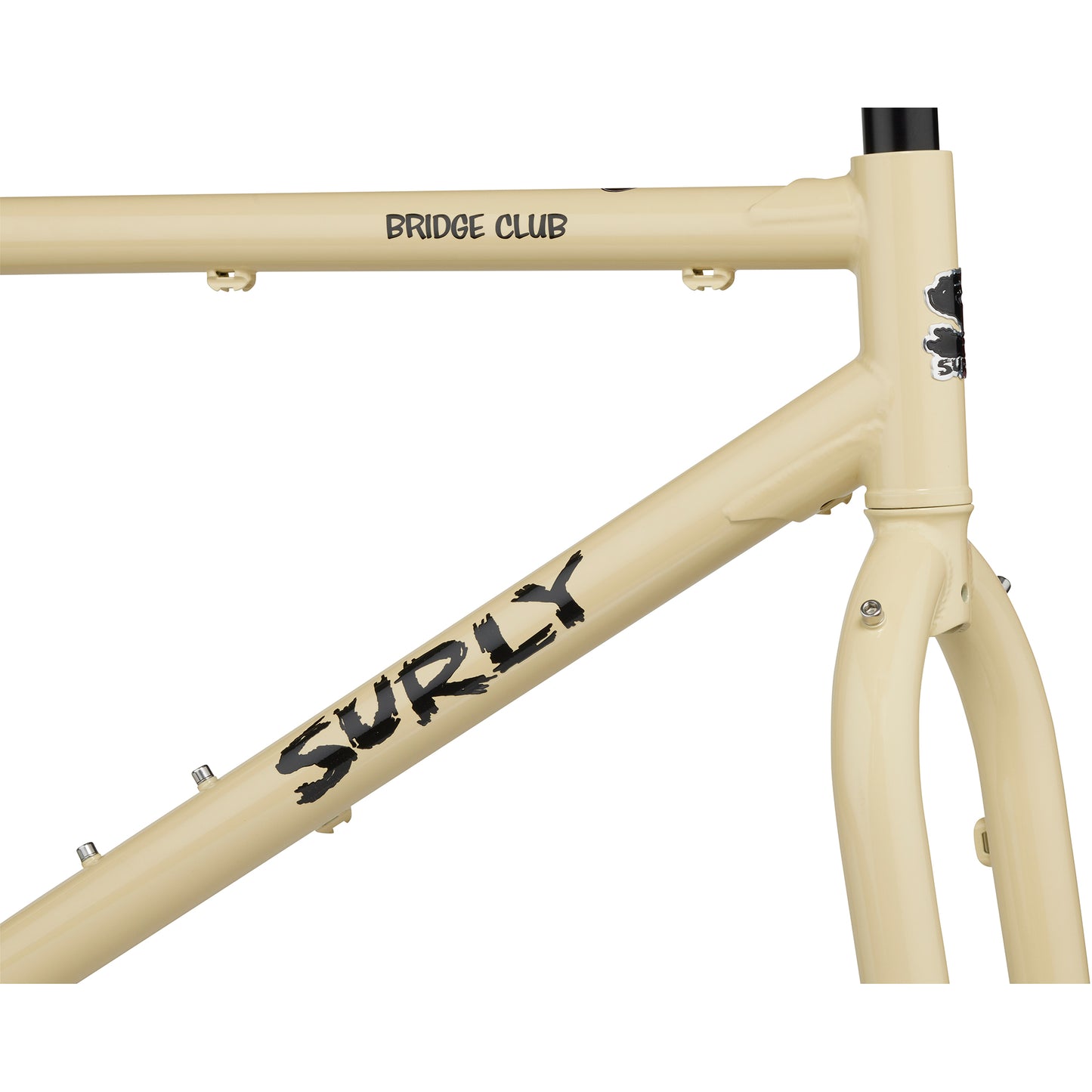 Surly Bridge Club frameset Whipped Butter head tube area focus