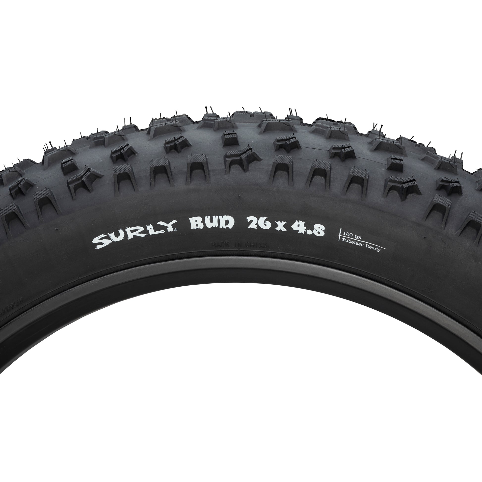 Surly Bud Tires side view sidewall and hot patch
