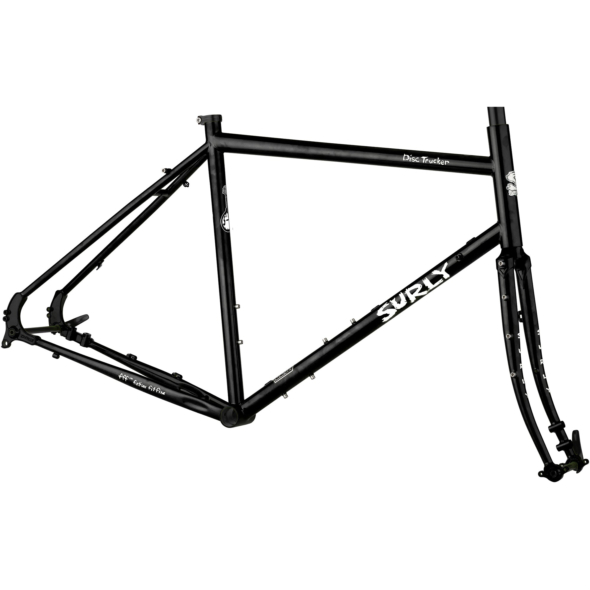 Surly Disc Trucker 700c Frameset Hi-Viz Black