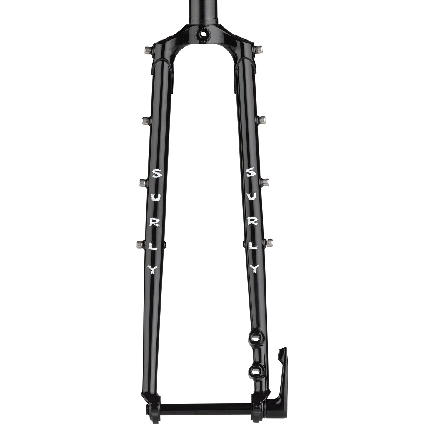 Surly Disc Trucker Thru-Axle Fork Black 700c front view