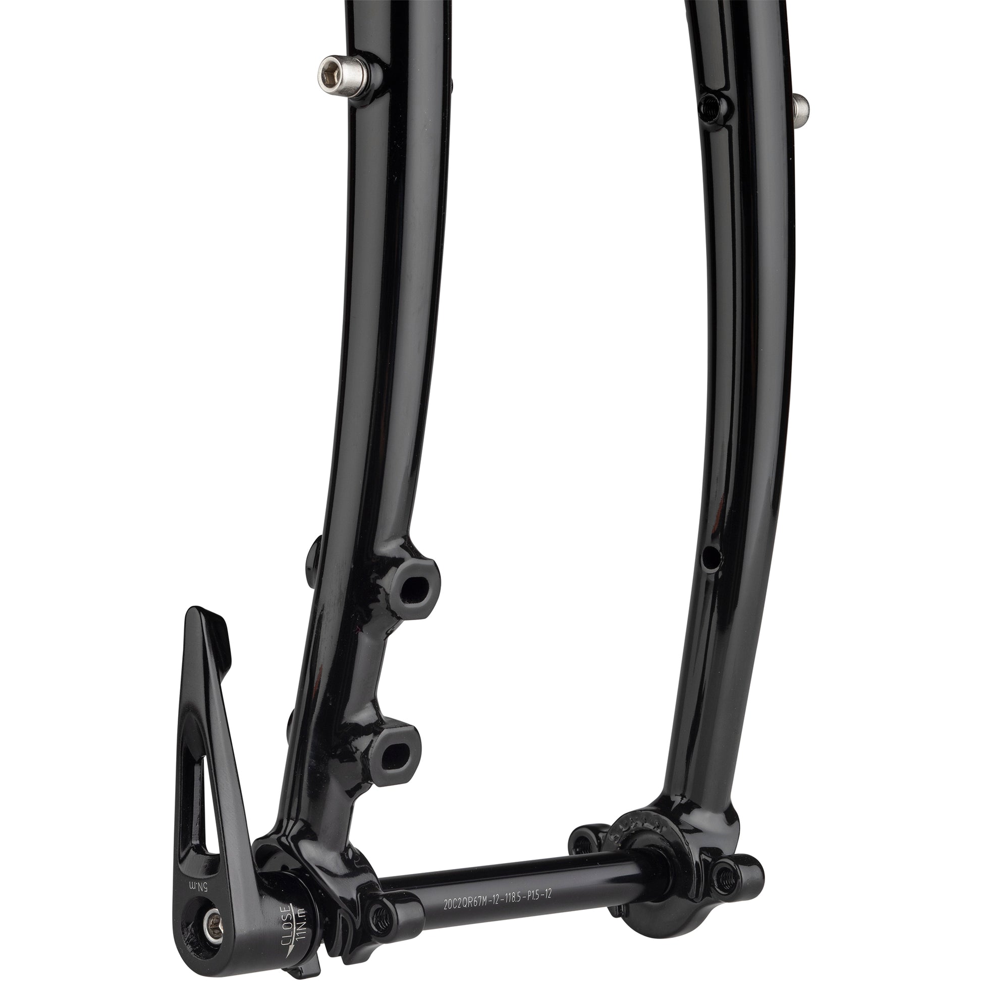 Surly Disc Trucker Thru-Axle Fork Black 700c flat mount and dropout focus