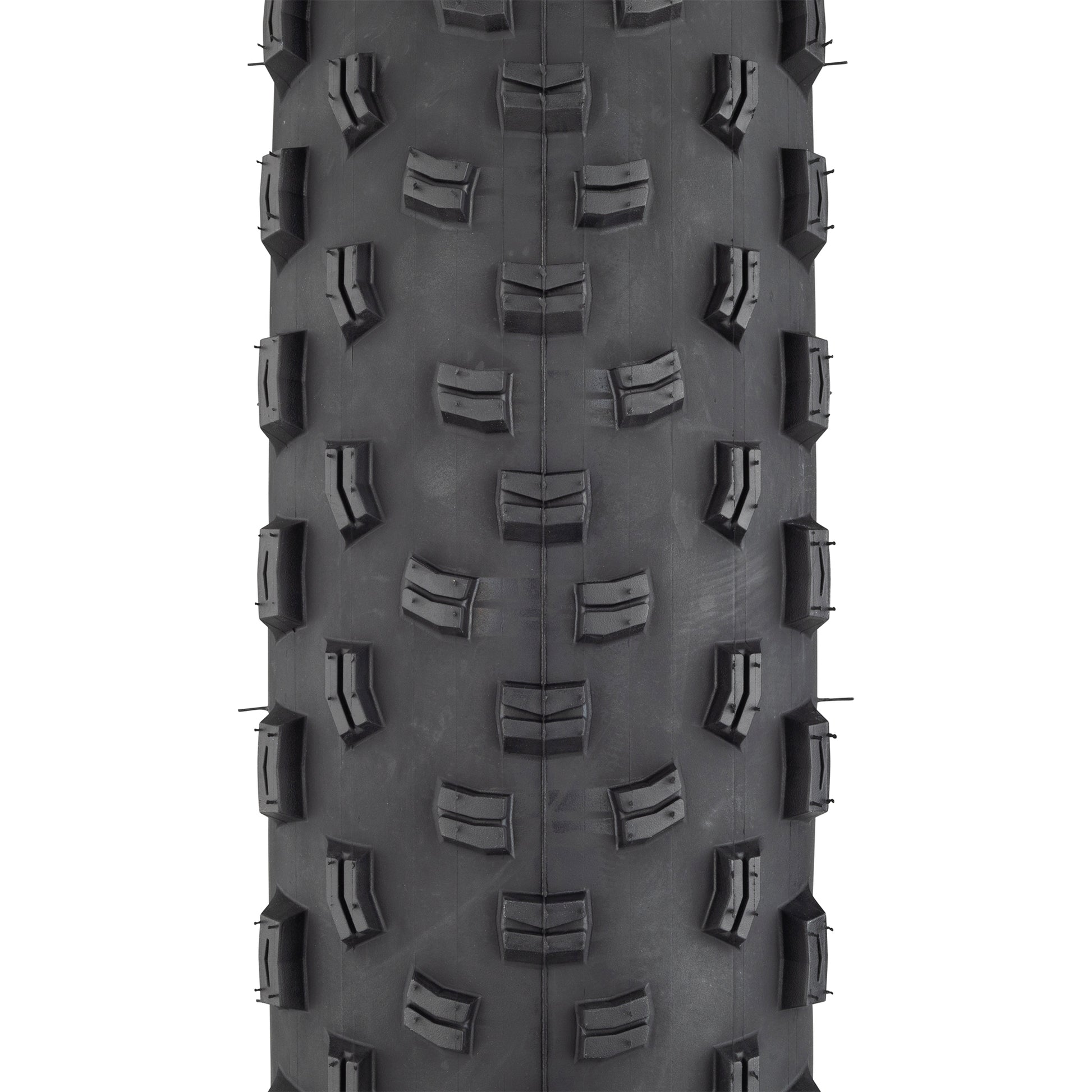 Surly Edna Fat Bike Tire straight-on tread view focus