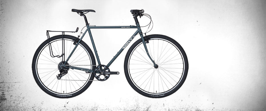Surly Cross-Check flat bar bike Urban Degray color side view