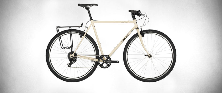 Surly Cross-Check flat bar bike My Milkshake color side view