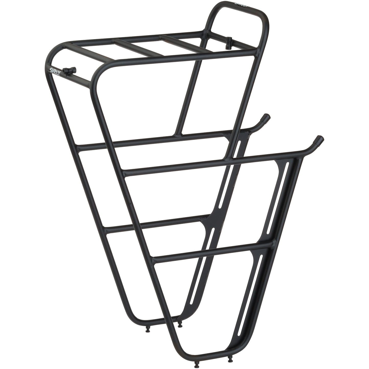 Surly Front Rack Black side view