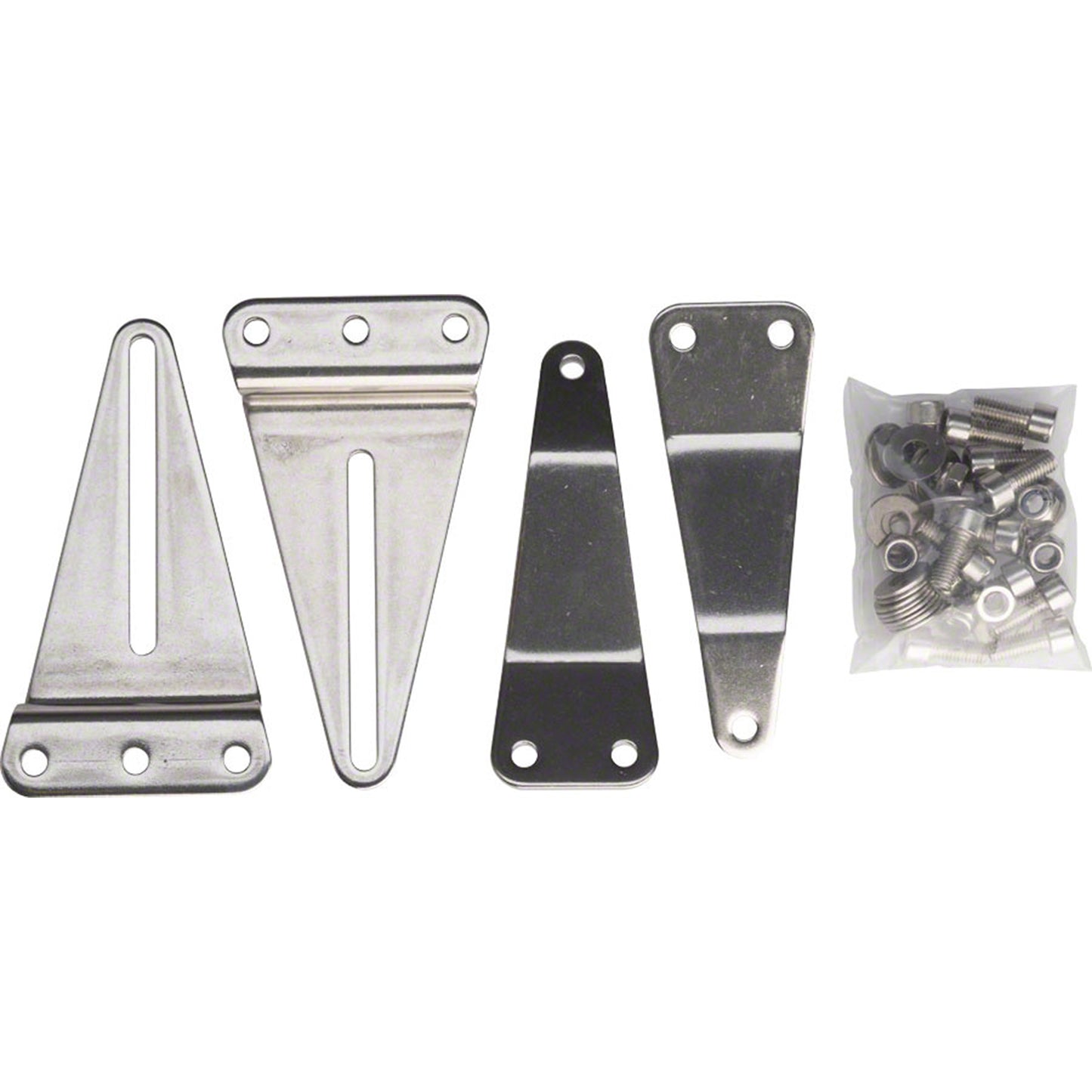 Surly Front Rack Plate Kit #1 Pavement Bikes all kit parts displayed