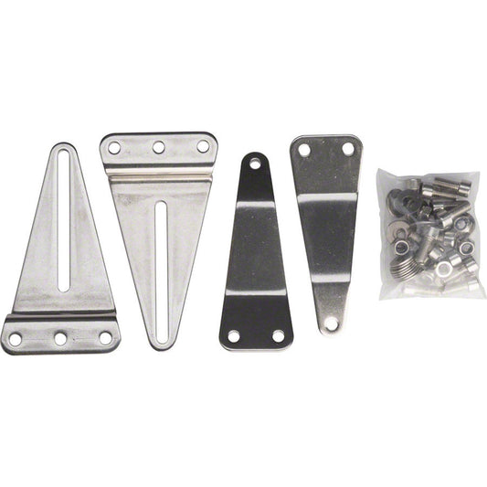 Surly Front Rack Plate Kit #1 Pavement Bikes all kit parts displayed