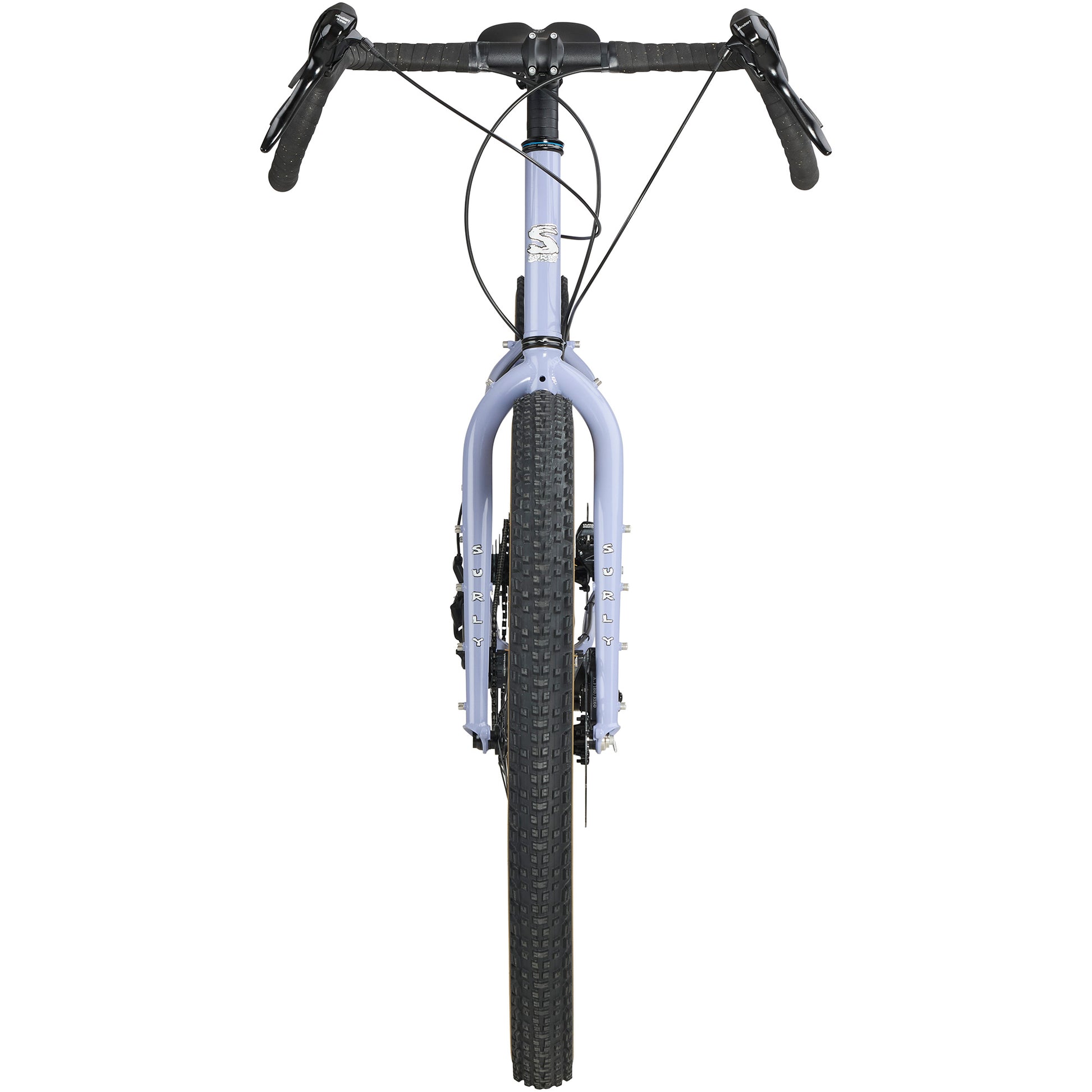 Surly Grappler Bike Purple Dust Bunny front view