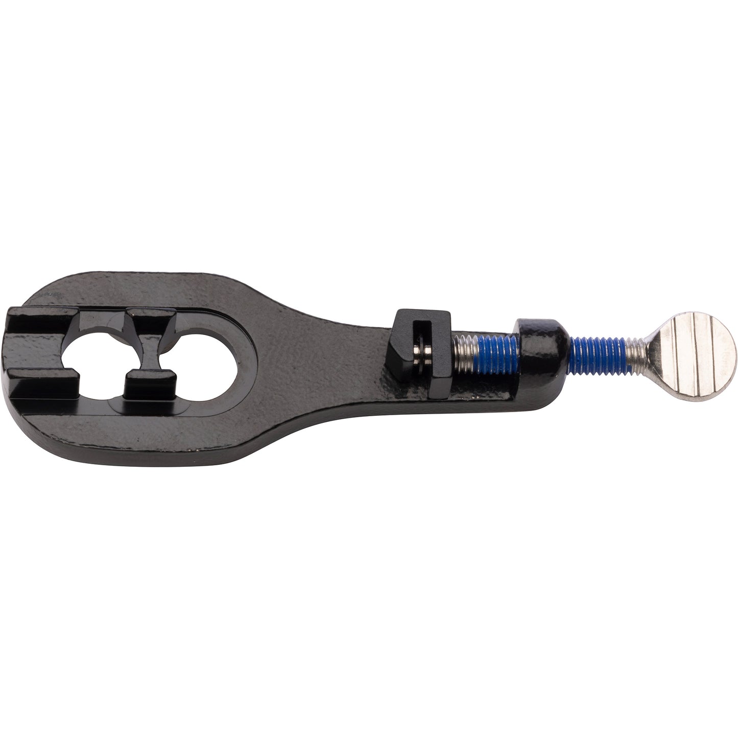 Inside view of Surly Hurdy Gurdy black chain tensioner on white background