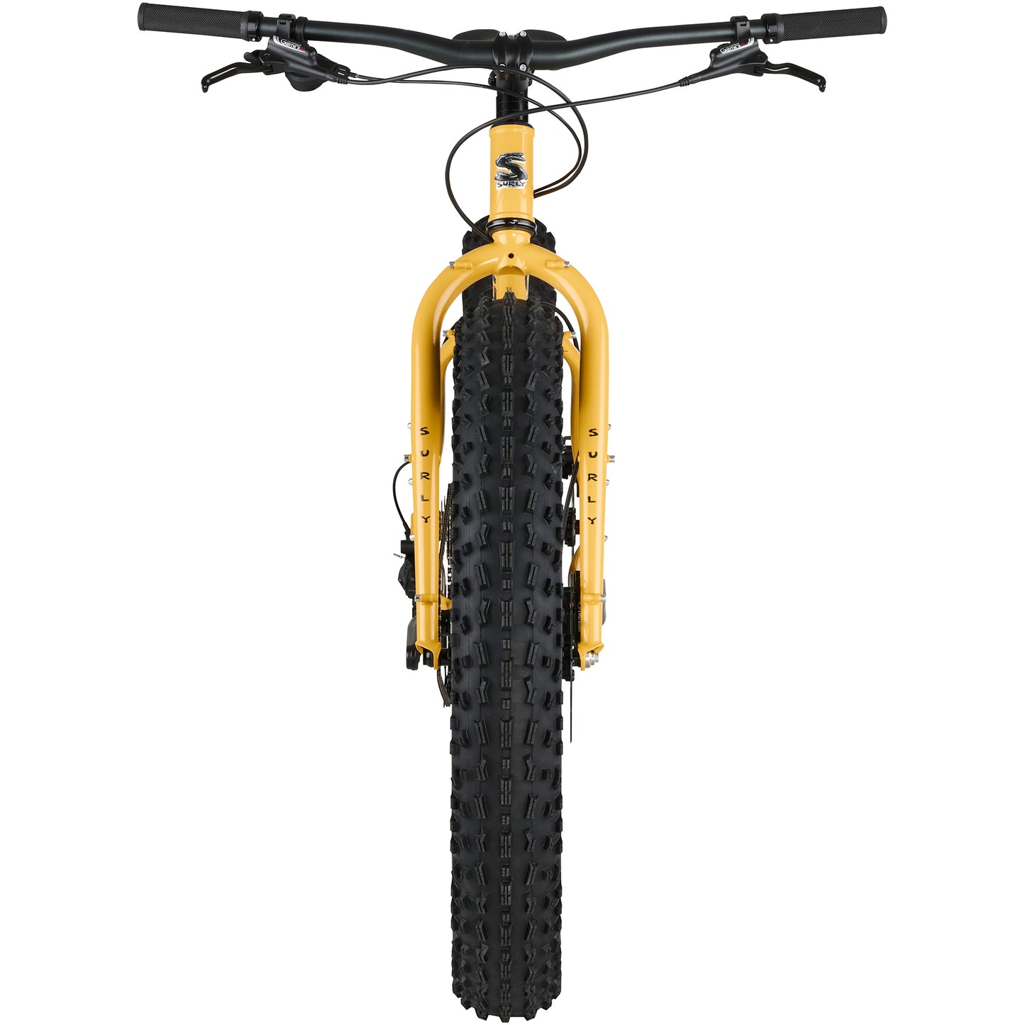 Surly Ice Cream Truck Fat Bike yellow front view