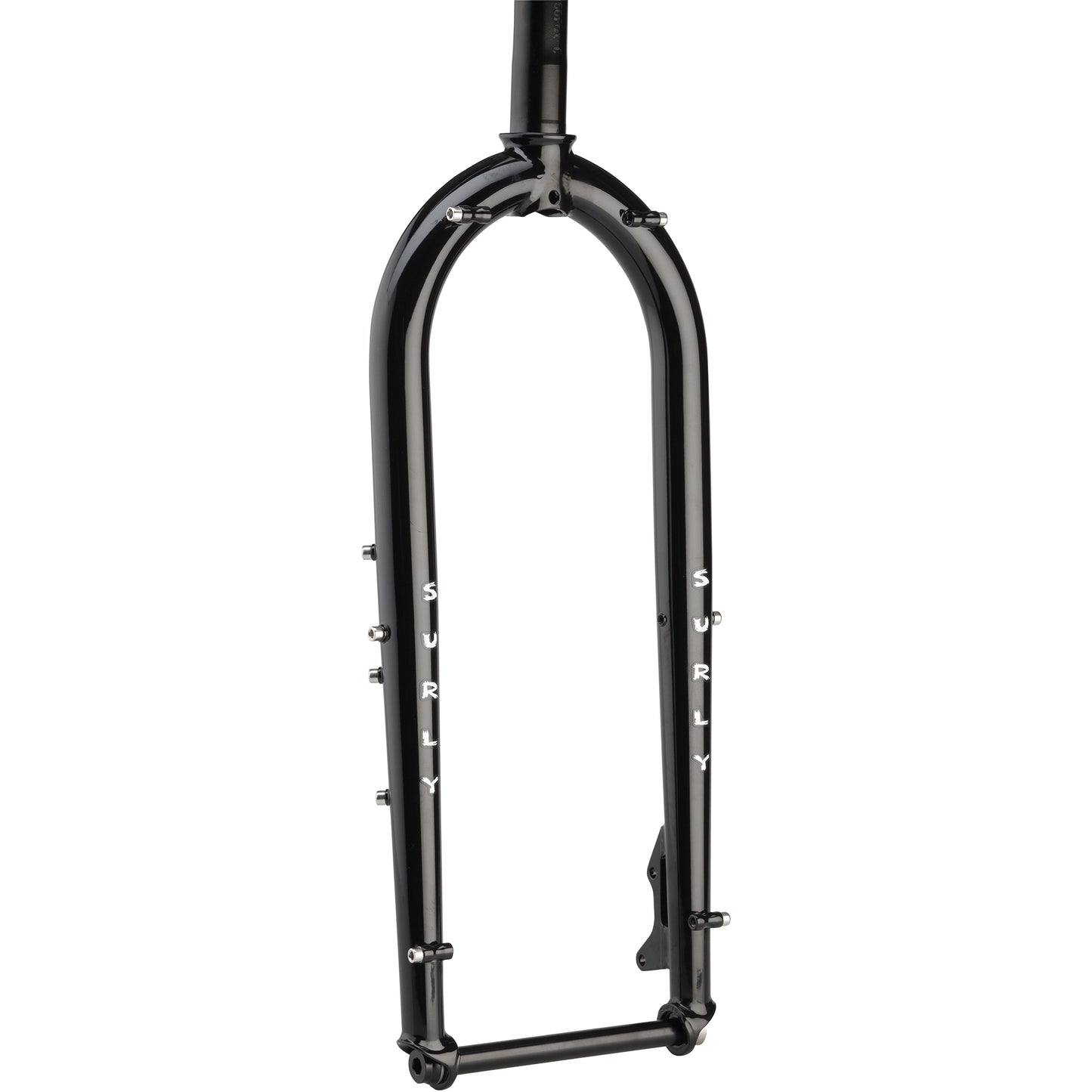 Surly Ice Cream Truck Fork black front three-quarter view