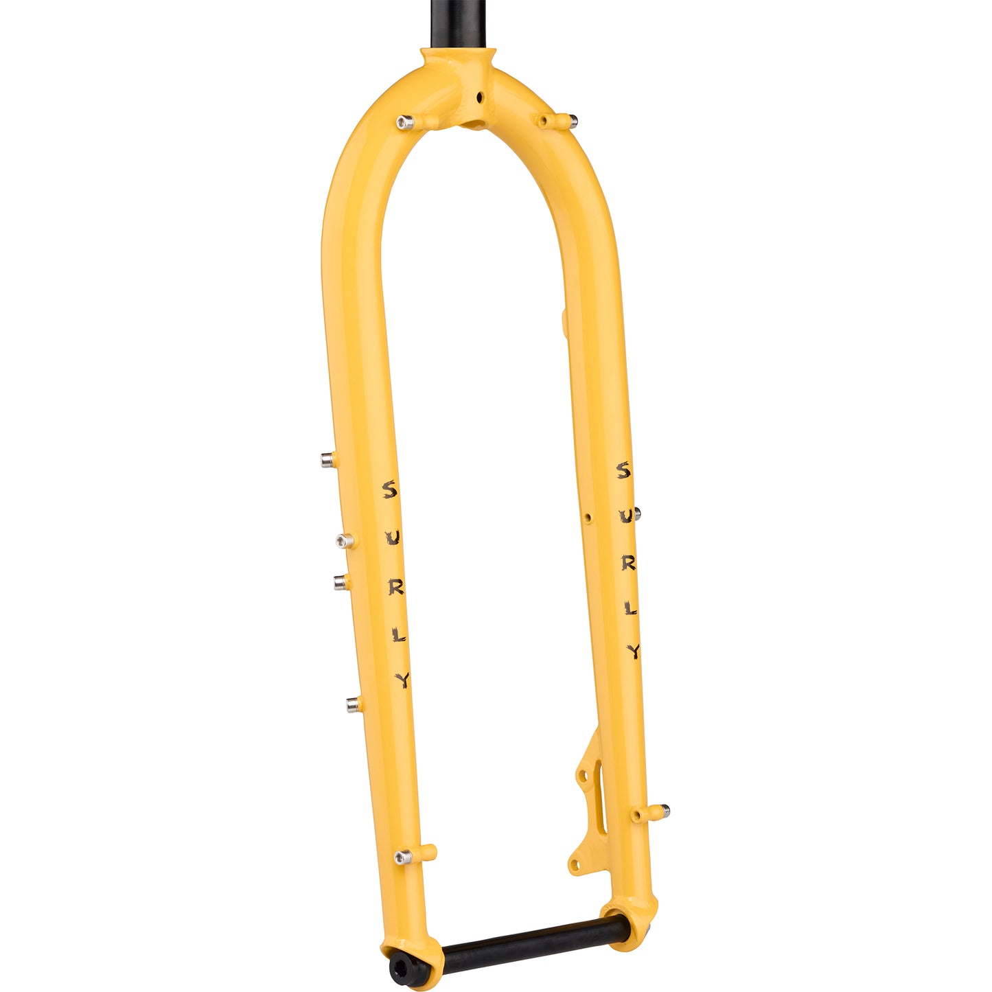 Surly Ice Cream Truck Fork Warm Cheese color front three-quarter view