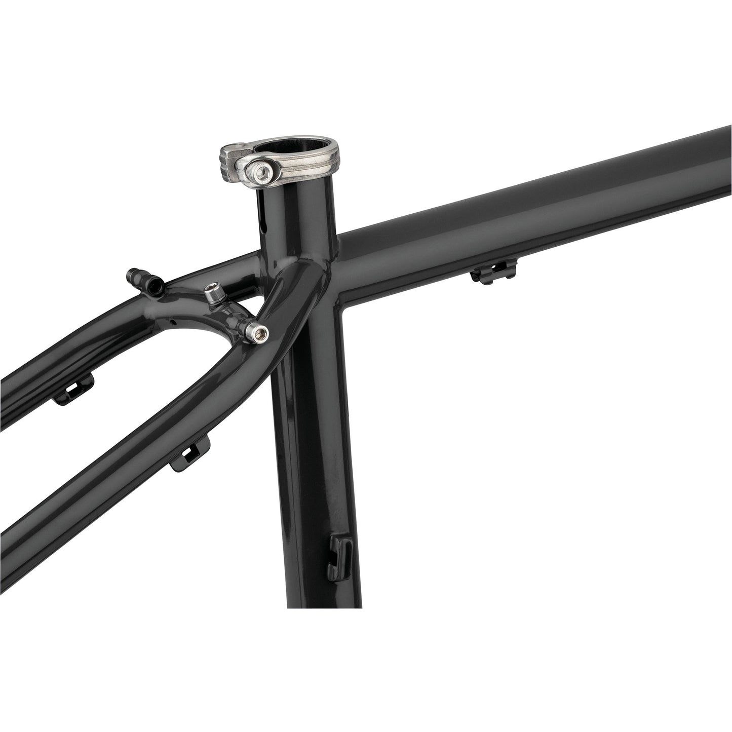 Surly Karate Monkey Frameset High Viz-Black seat tube area focus