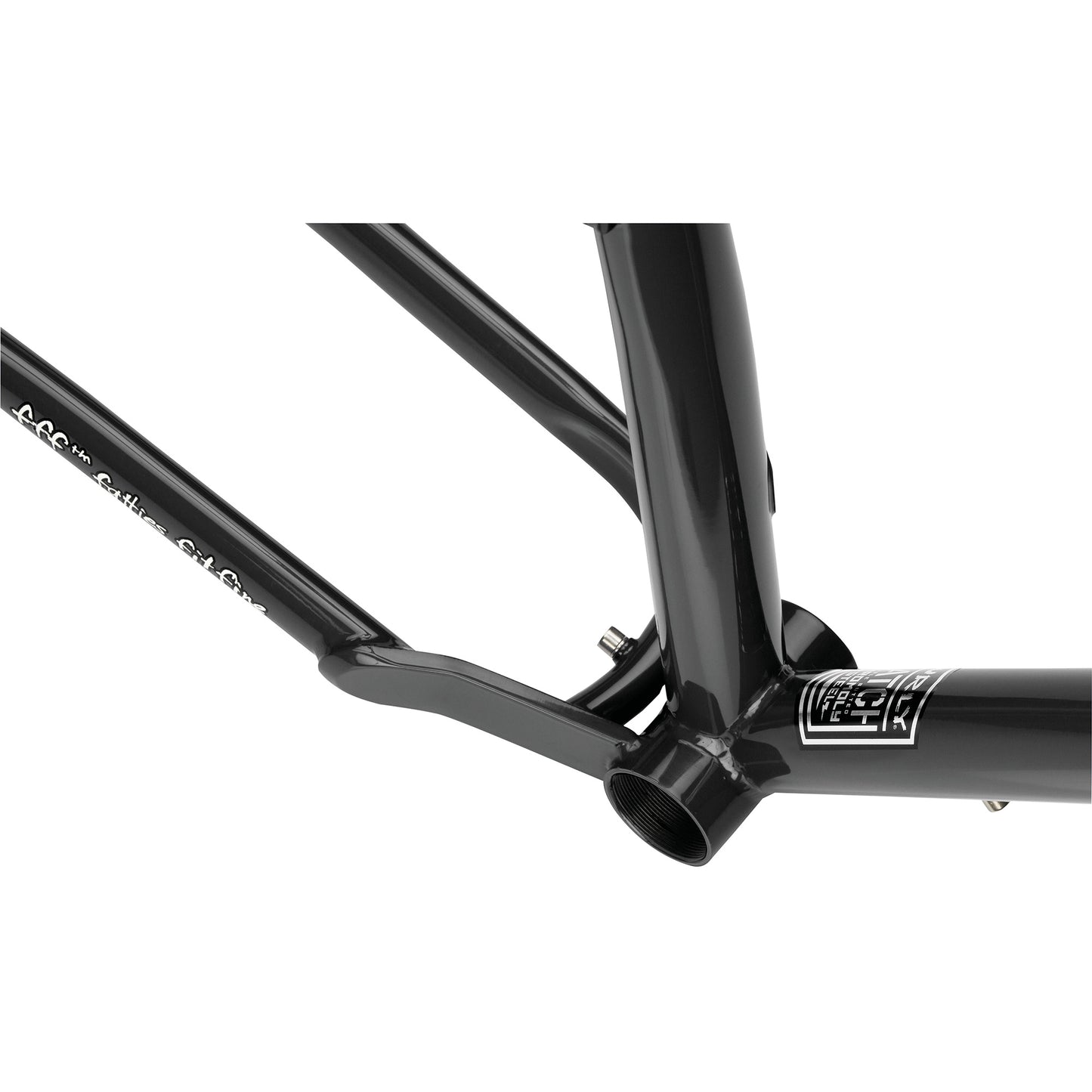 Surly Karate Monkey Frameset High Viz-Black bottom bracket area focus