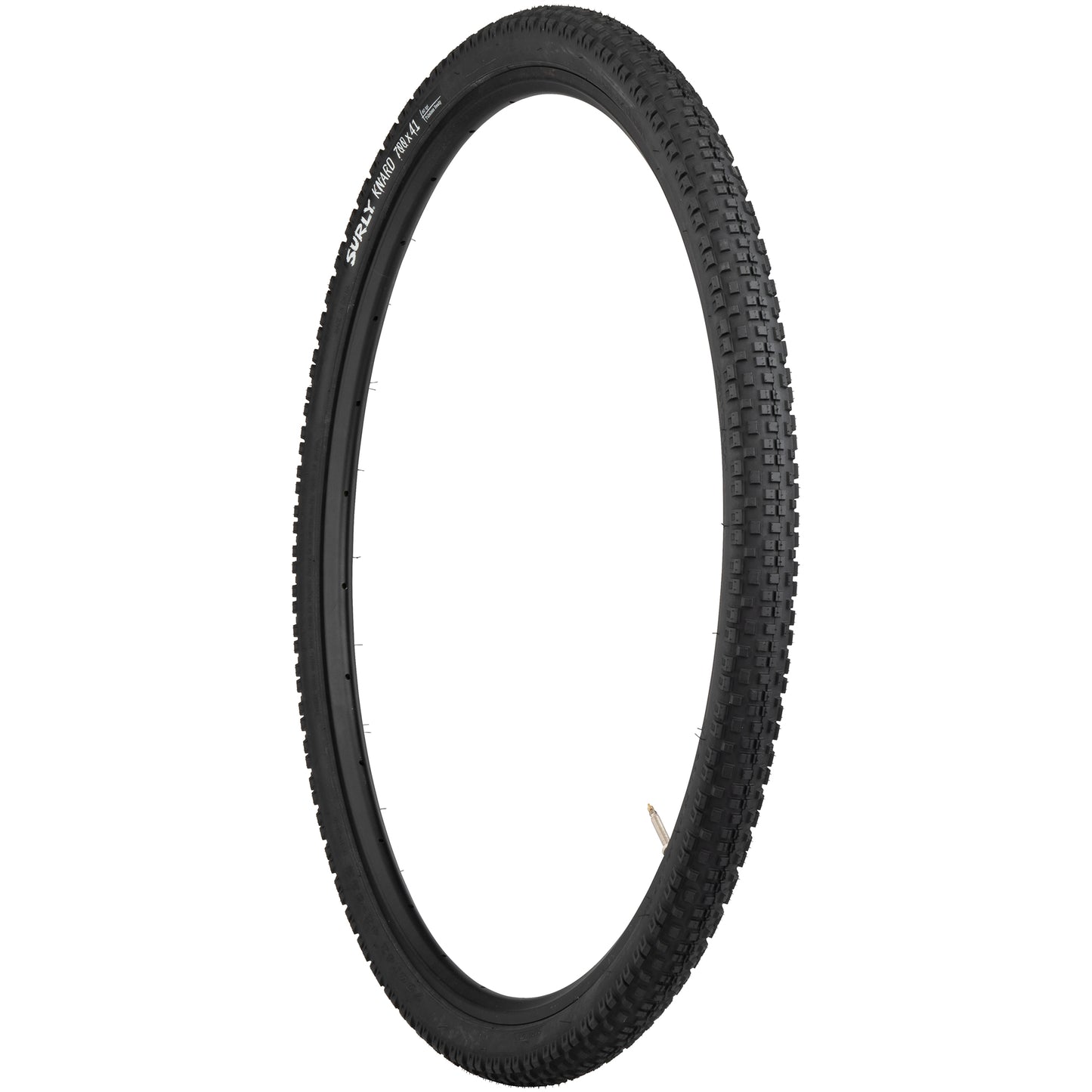 Surly Knard Tire 700c x 41mm three-quarter view showing tread and sidewall