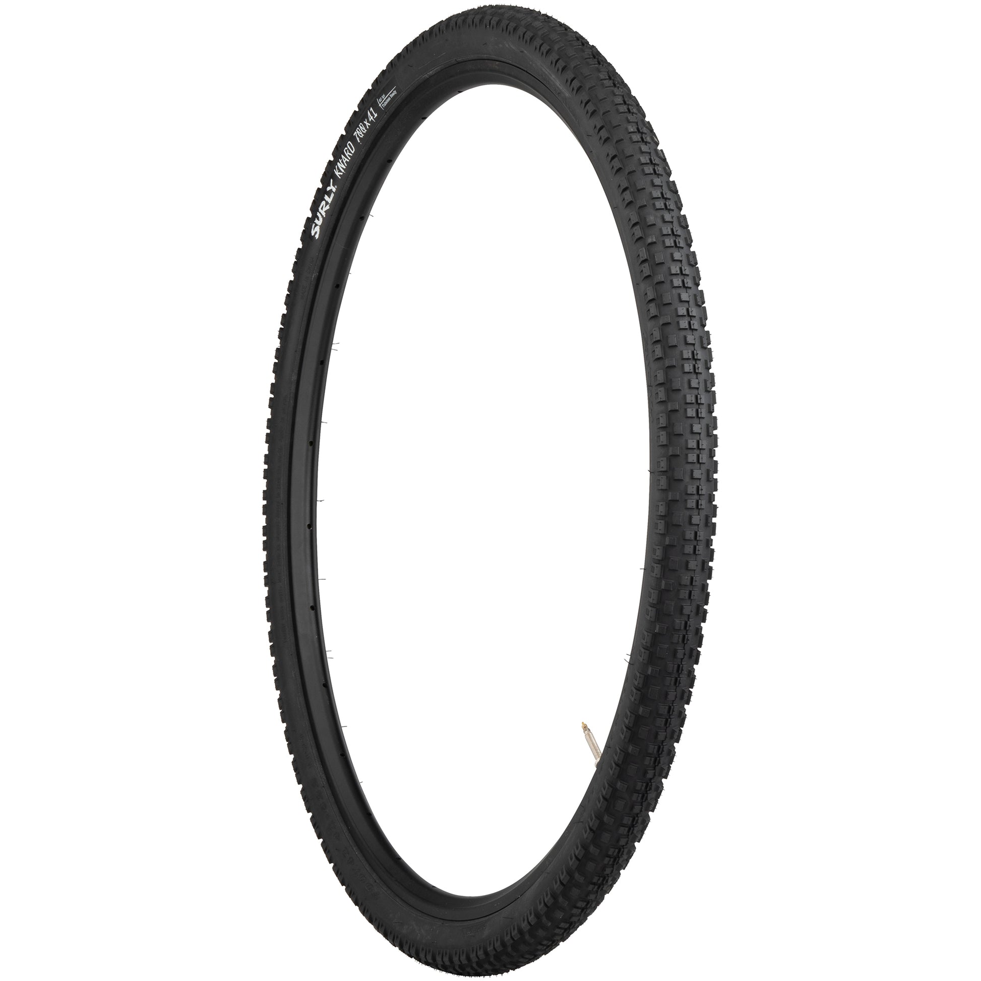 Surly Knard Tire 700c x 41mm three-quarter view showing tread and sidewall