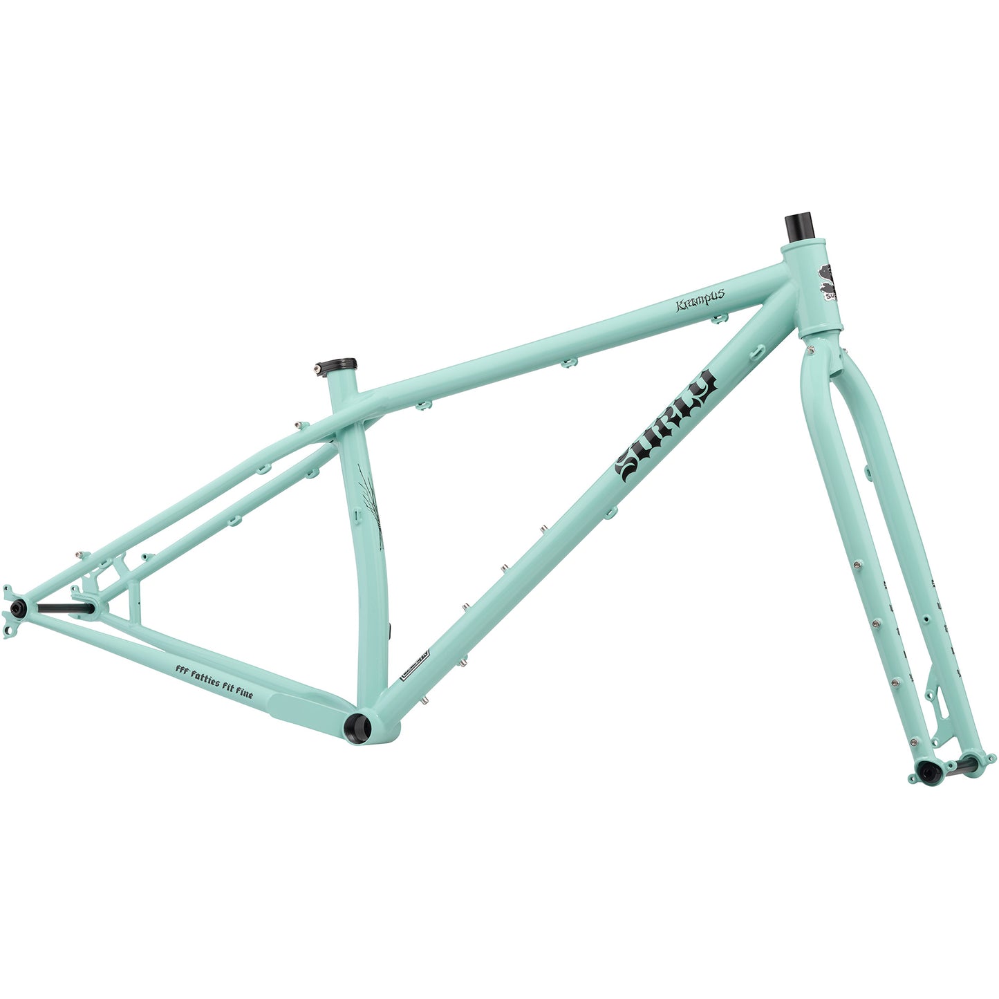 Surly Krampus Frameset Blue Oyster Coat side view