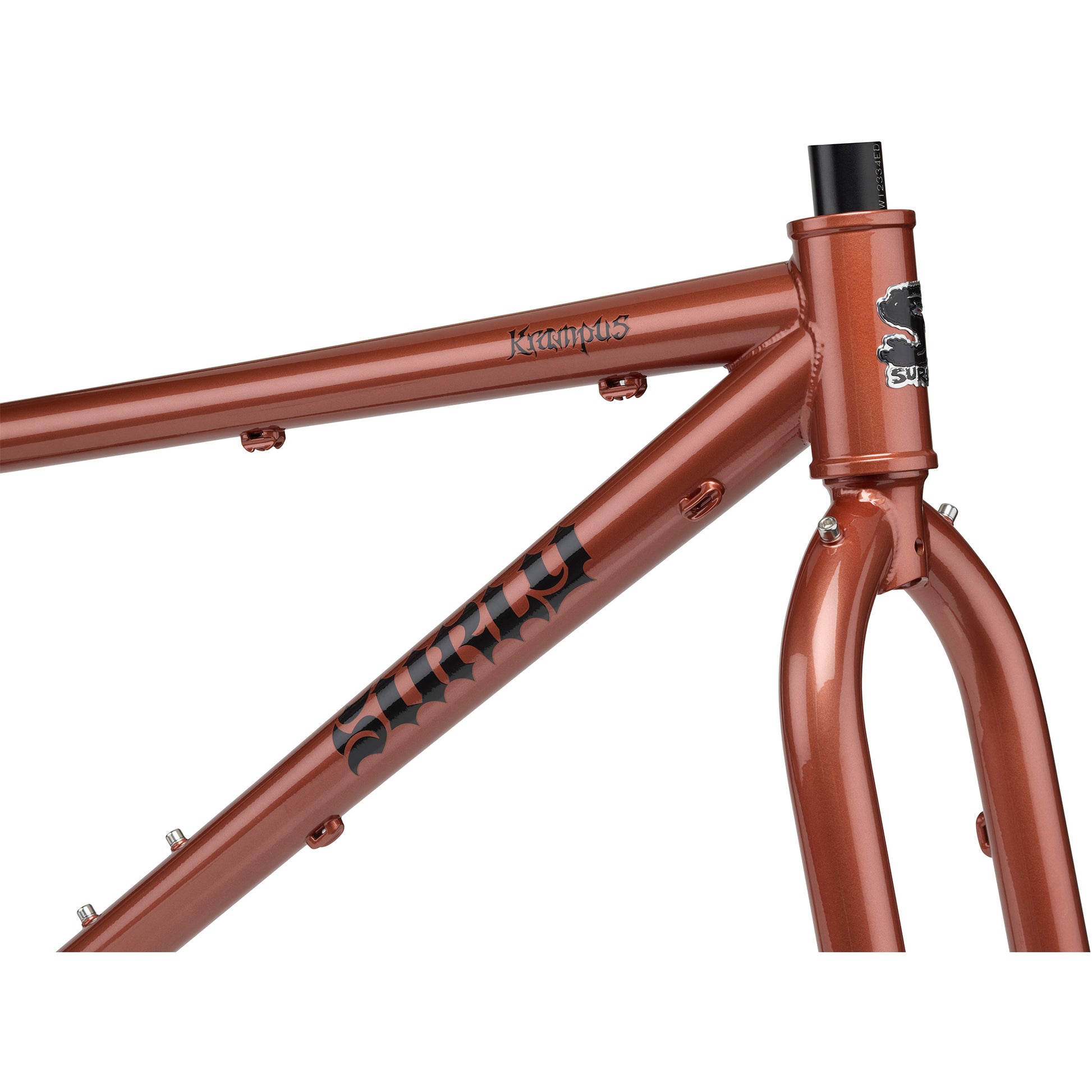 Surly Krampus frameset Chester Copperpot headtube focus