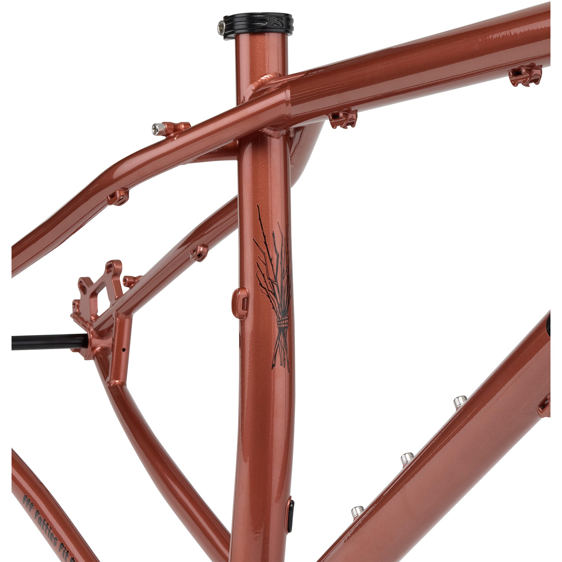 Surly Krampus frameset Chester Copperpot seat tube focus