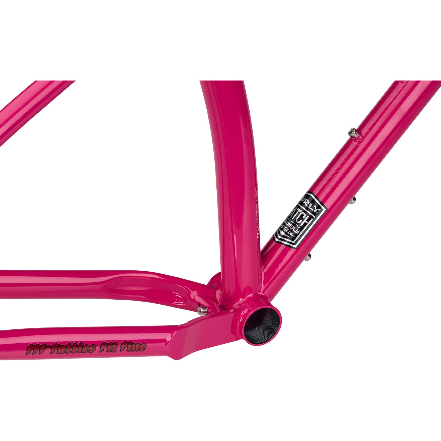 Surly Krampus Frameset Prickly Pear color bottom bracket area focus