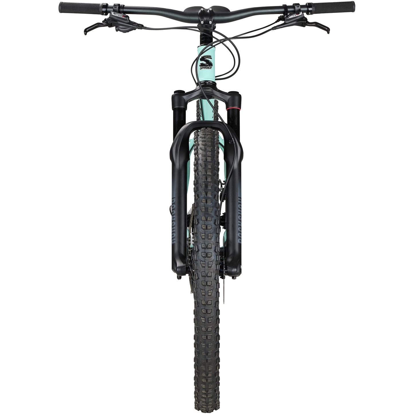 Surly Krampus front suspension mountain bike blue color front view