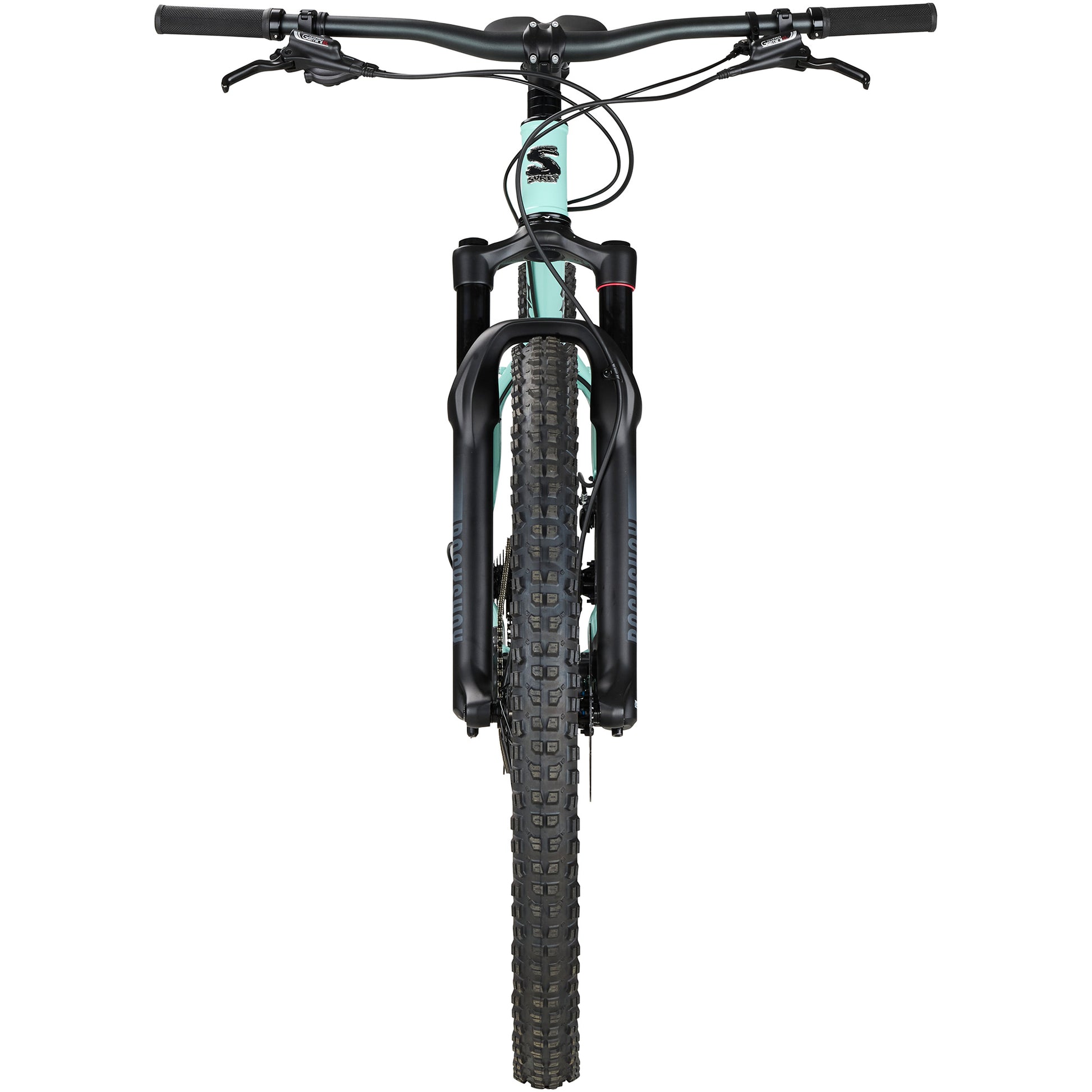 Surly Krampus front suspension mountain bike blue color front view