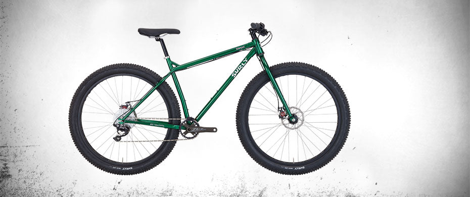 Surly Krampus bike side view in Moonlit Swamp color