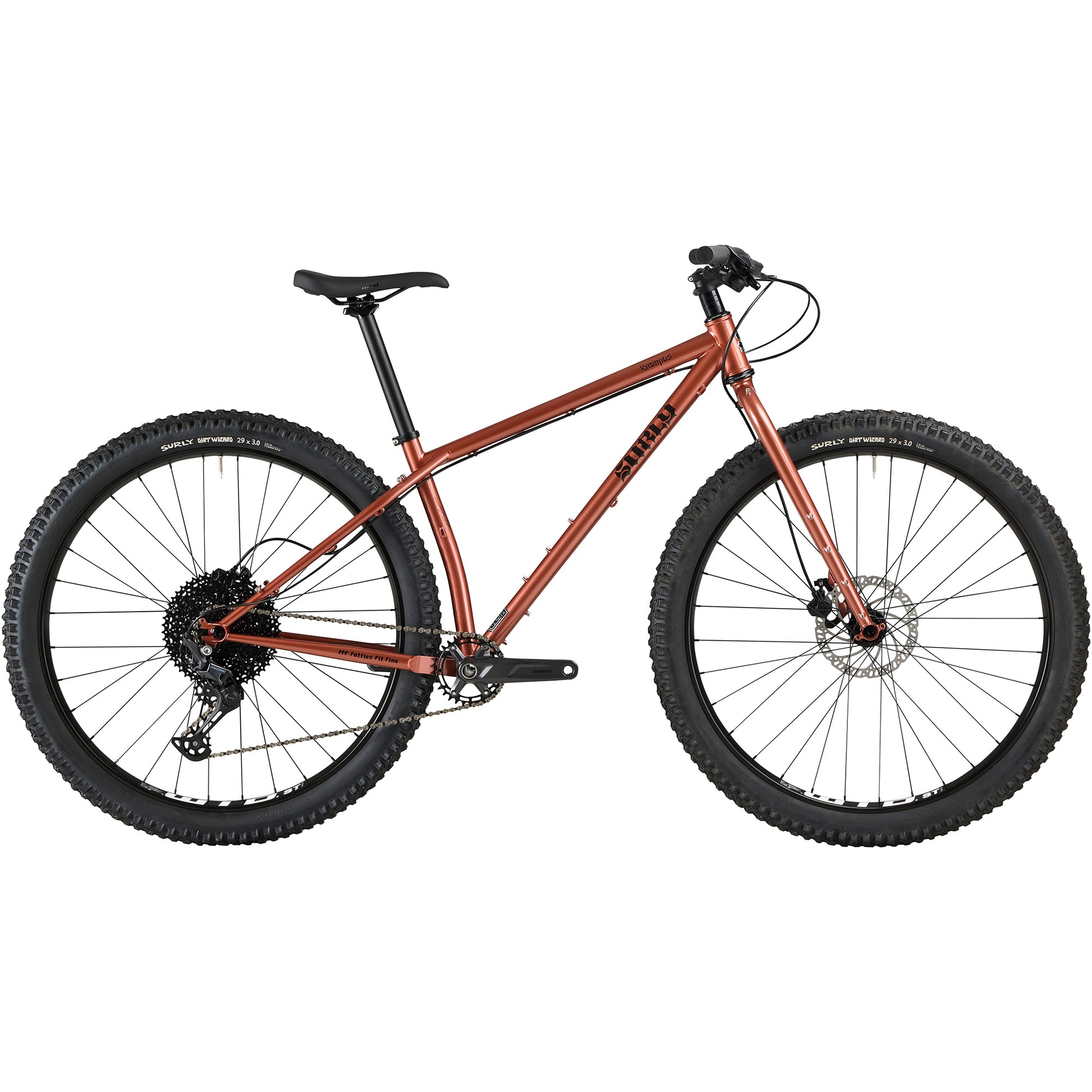 Surly Krampus rigid mountain bike copper side view