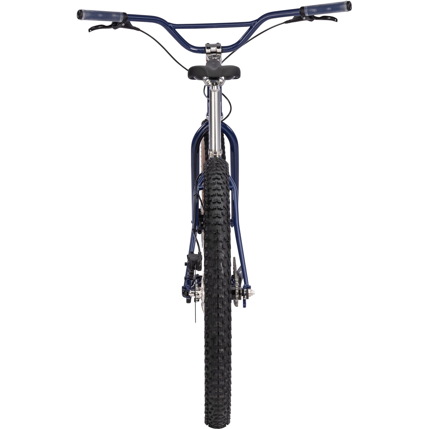 Surly Lowside Bike in Blue Monday color straight-on rear view on white background