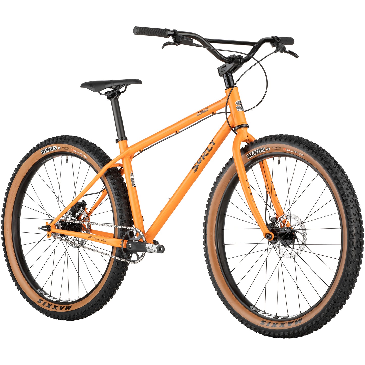 Surly Lowside Bike Dream Tangerine front three-quarter view
