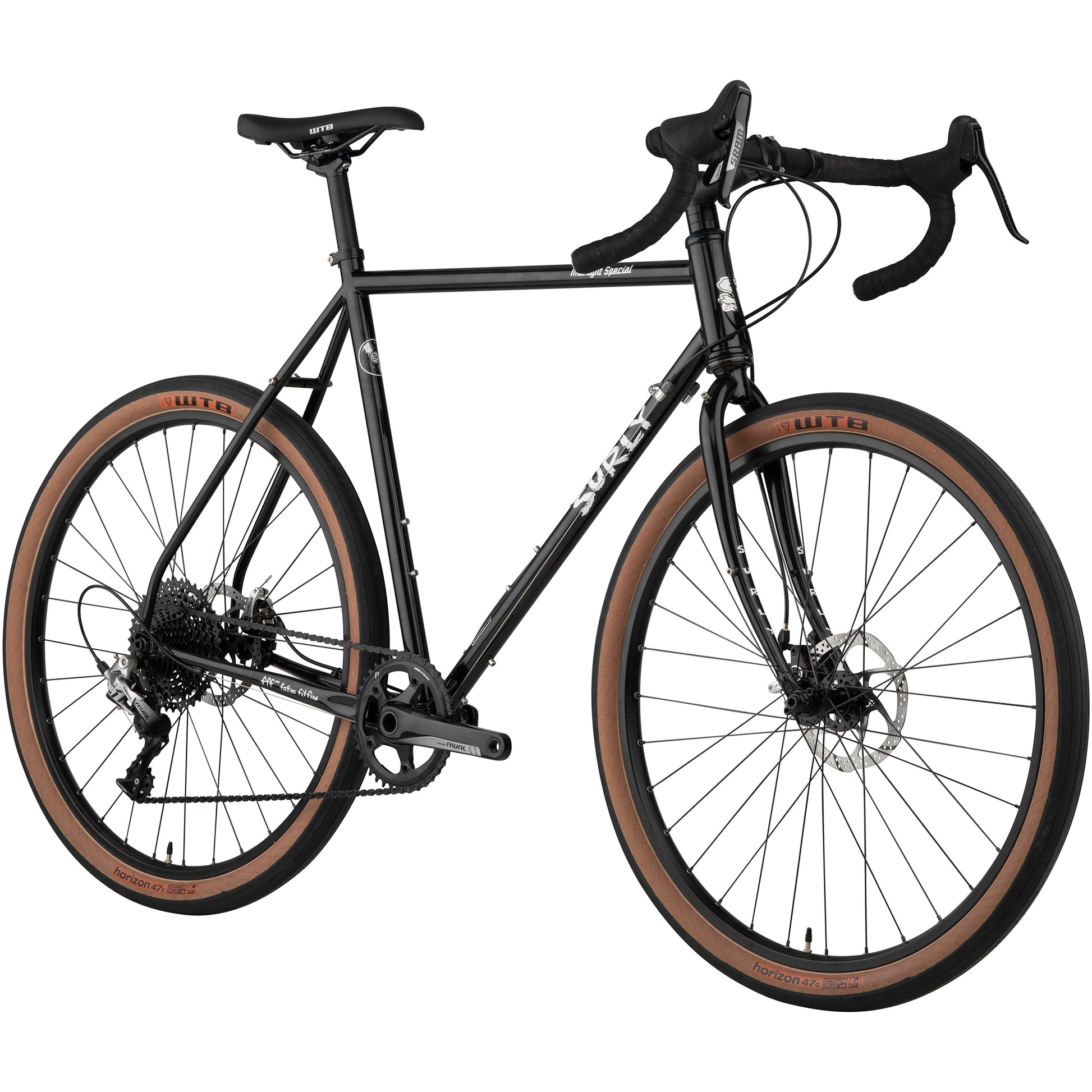 Surly Midnight Special 650b Black front three-quarter view