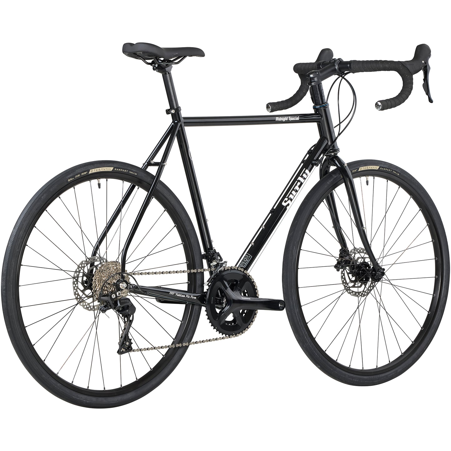 Surly Midnight Special bike Hi-Viz Black rear three-quarter view
