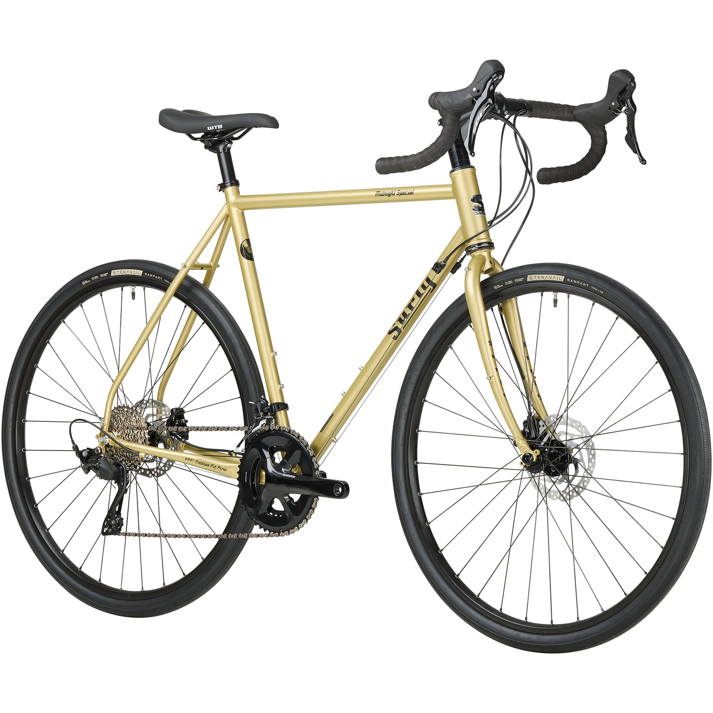 Surly Midnight Special bike Fool's Gold front three-quarter view