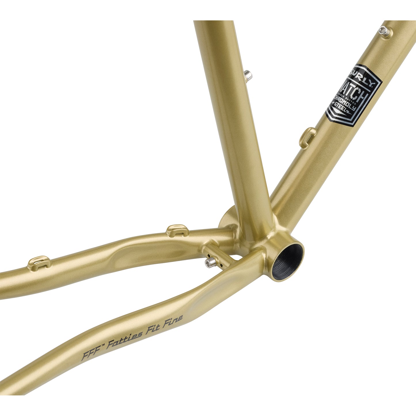 Surly Midnight Special Frameset Fool's Gold bottom bracket area focus