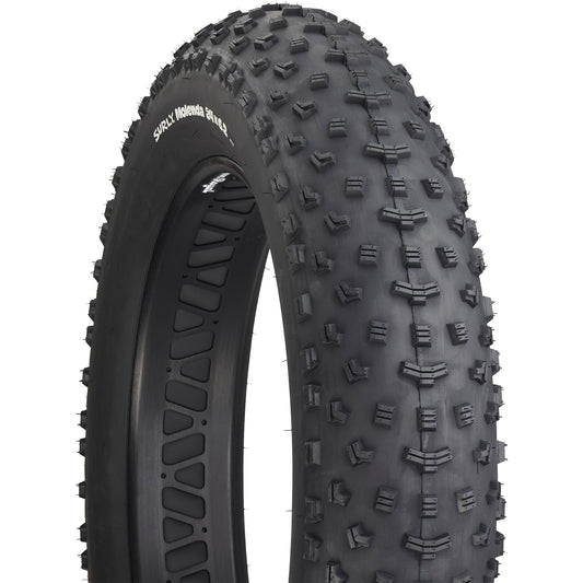 Surly Molenda Fat Bike Tire three-quarter view showing tread and sidwall
