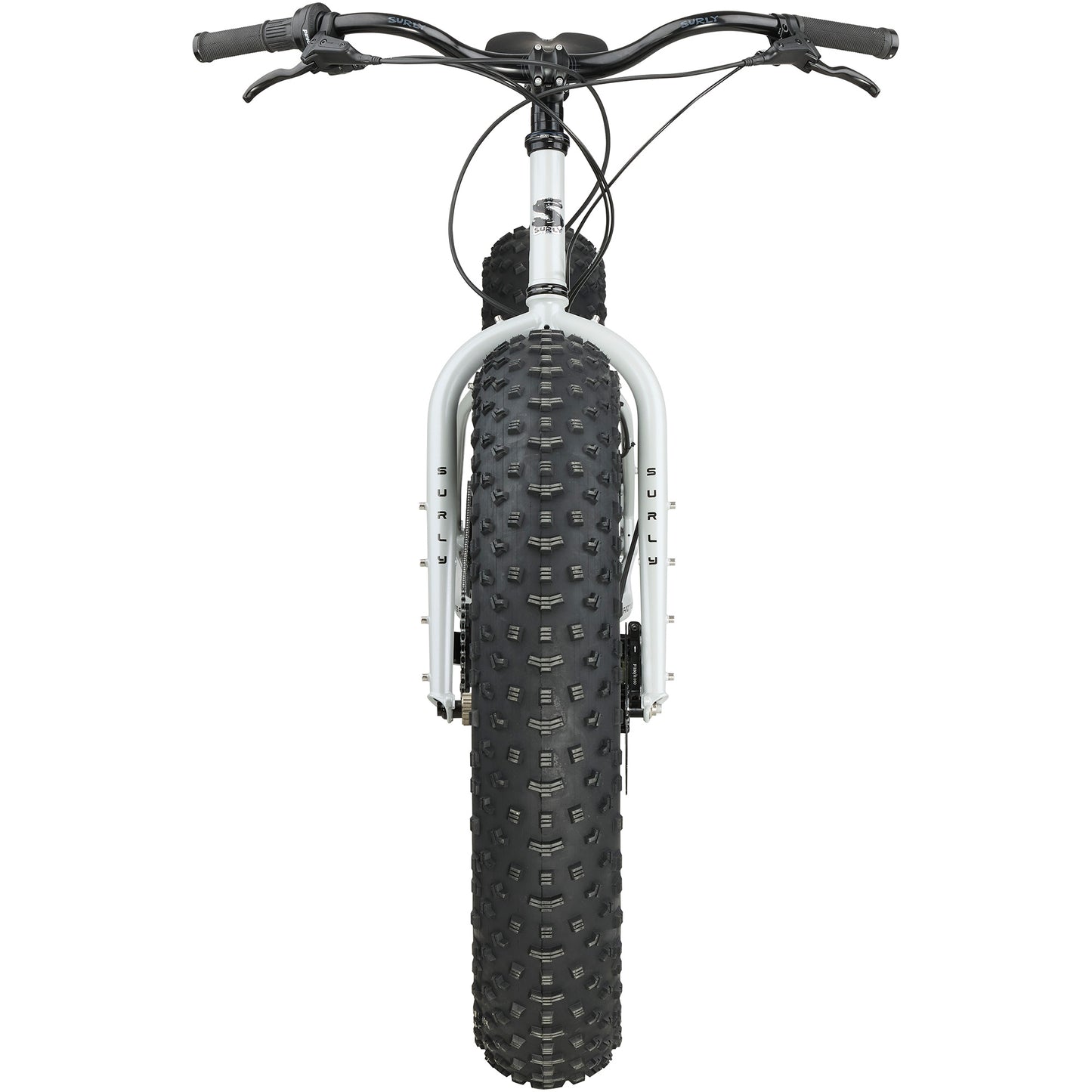 Surly Moonlander v2 Fat Bike Lunar Dust Gray front view