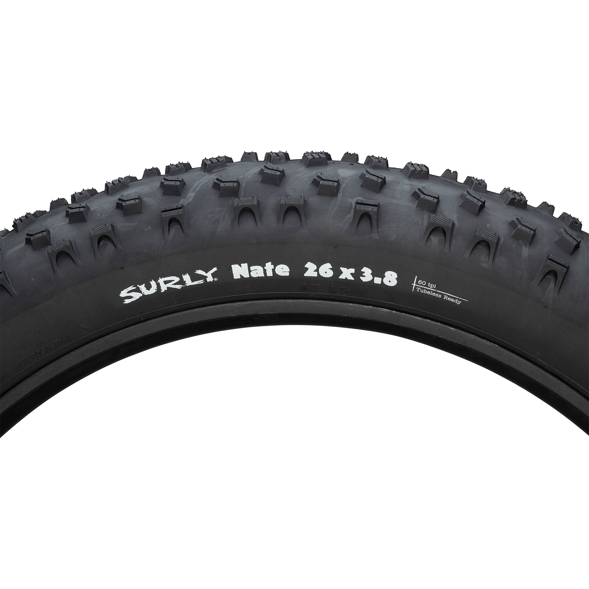 Surly Nate Tire sidewall and hot patch view