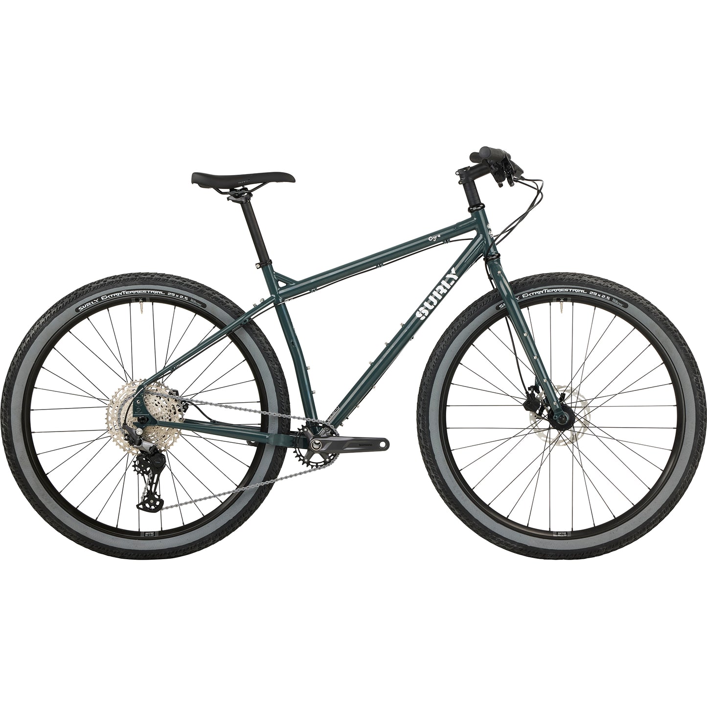 Surly Ogre bike green color side view