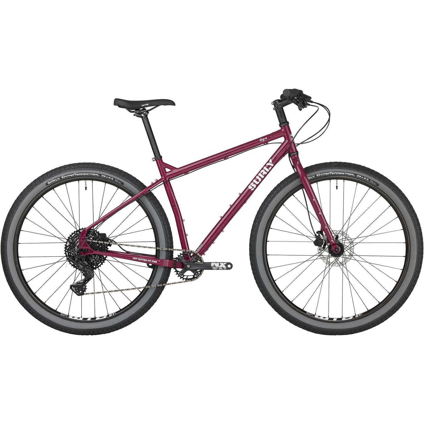 Surly Ogre Bike Fermented Plum side view