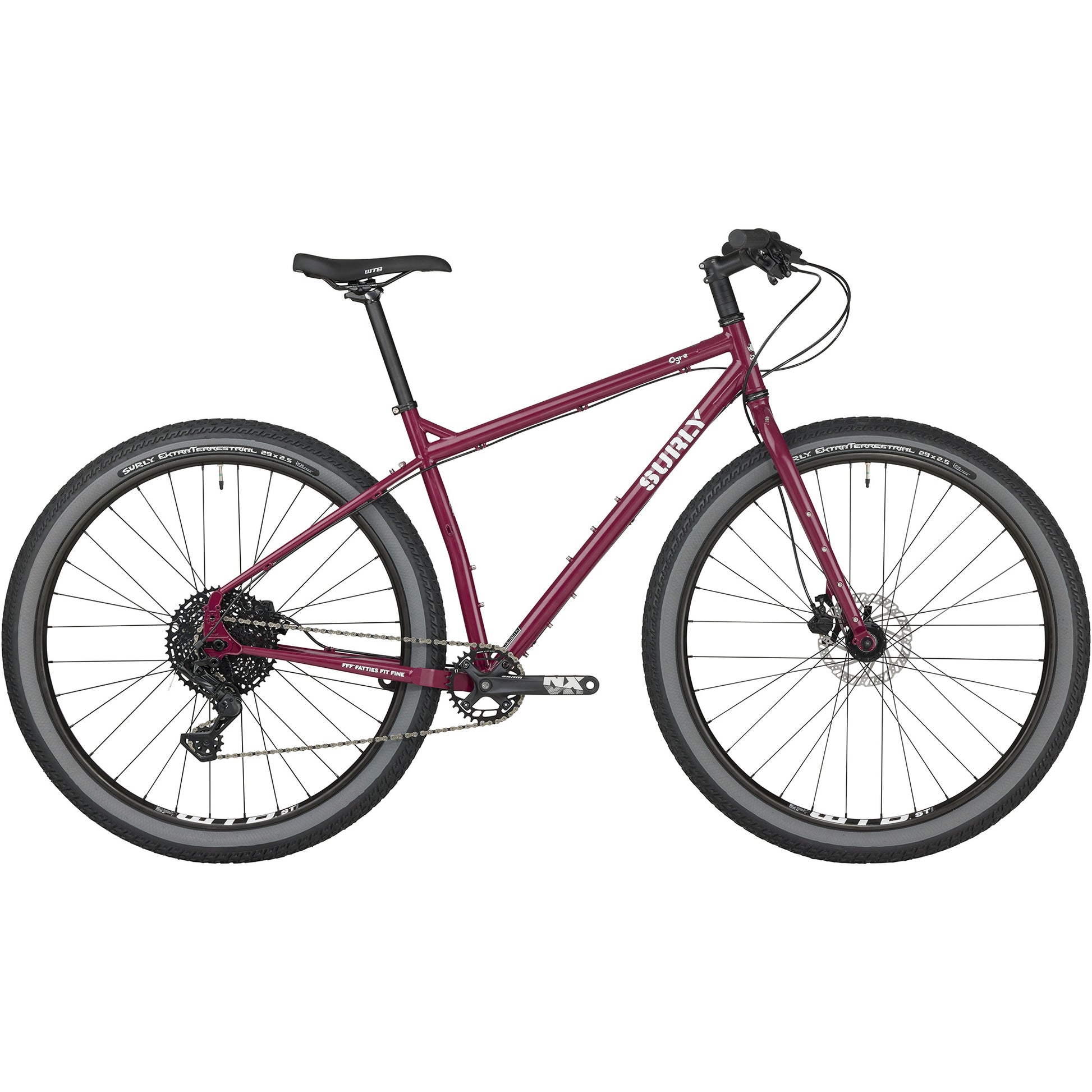 Surly Ogre Bike Fermented Plum side view