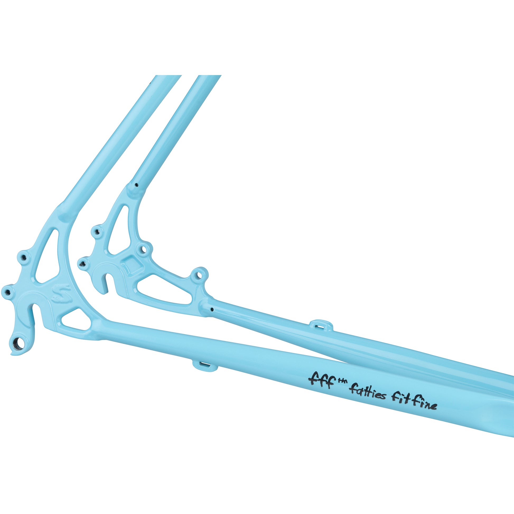 Surly Preamble Frameset Skyrim Blue rear dropout area focus